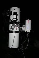 EQ6 Orionf4,5 EOS350Da Astrotimer und Leitrohr VMC110 mit ALCCD5